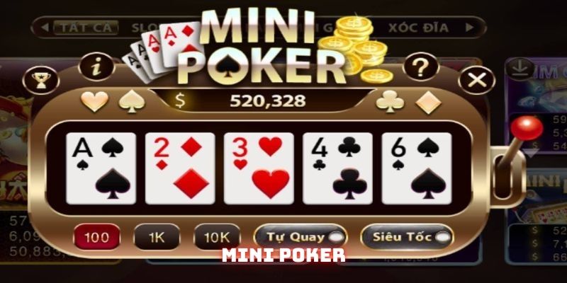 Mini Poker mang lại nhiều trải nghiệm hấp dẫn, siêu thú vị Mini Poker mang lại nhiều trải nghiệm hấp dẫn, siêu thú vị